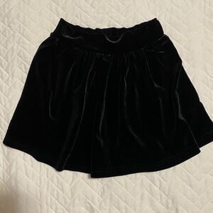 Rockets of Awesome Velvet Kids Skirt in Black, NWT, Size 4